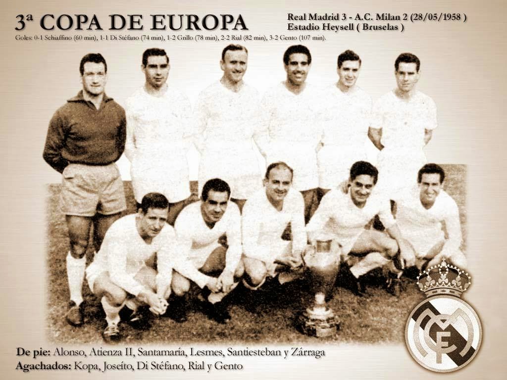 Tercera copa de Europa en 1958 | Albun de fotos del Real Madrid